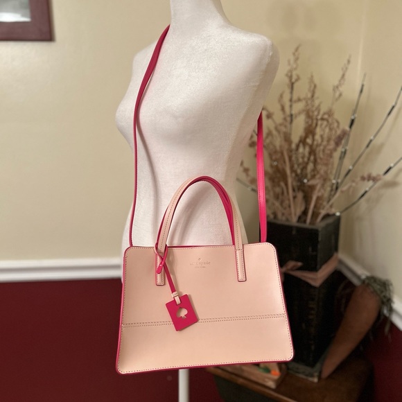 NWOT Kate Spade Ilise Freeman Street Bag Baby Pink Fuschia crossbody han… - Picture 4 of 16